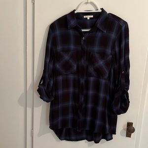 Long Sleeve Flannel Button Down